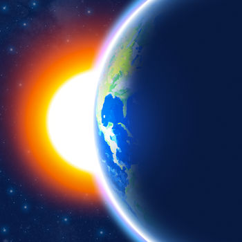 Earth 3D - weather widget