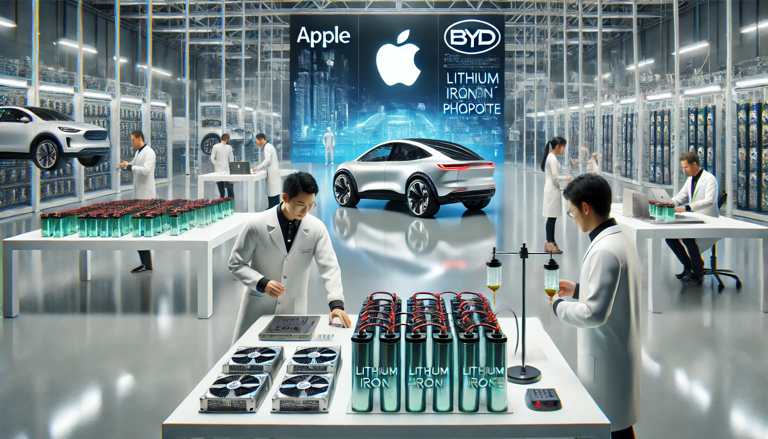 Apple’s Secret Partnership with BYD on Batteries for the Canceled Apple Car